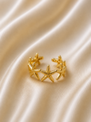 Starfish Crown Adjustable Ring | Haarmonaa